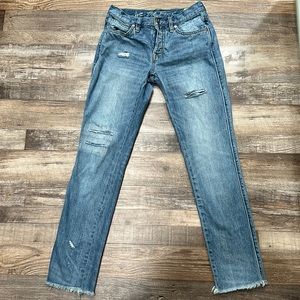 We the free • regular high rise distressed jeans